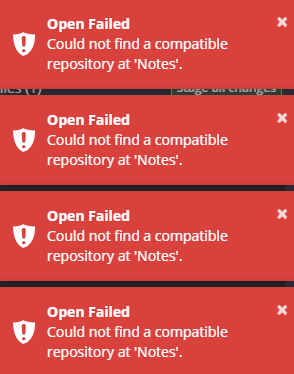 gitkraken could not find a compatible repository
